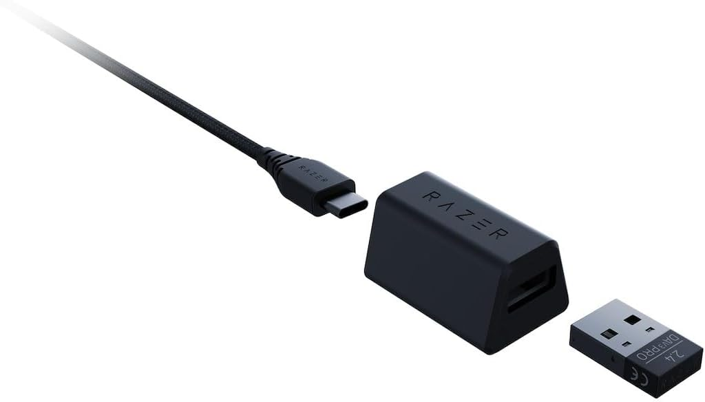 Razer DeathAdder V3 Pro HyperSpeed Wireless 63g Lightweight Focus Pro 30K Optical Sensor Switches Gen-3 - Black Razer DeathAdder V3 Pro HyperSpeed Wireless 63g Lightweight Focus Pro 30K Optical Sensor Switches Gen-3 - Black